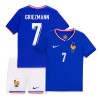 Maillot de Supporter France Griezmann 7 Domicile Euro 2024 Pour Enfant